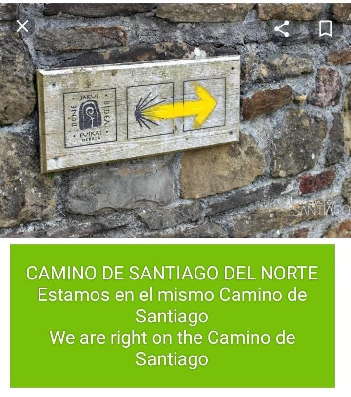 ديبا Agroturismo Erlete Goikoa -Estamos En El Camino De Santiago -We Are On The Camino De Santiago المظهر الخارجي الصورة